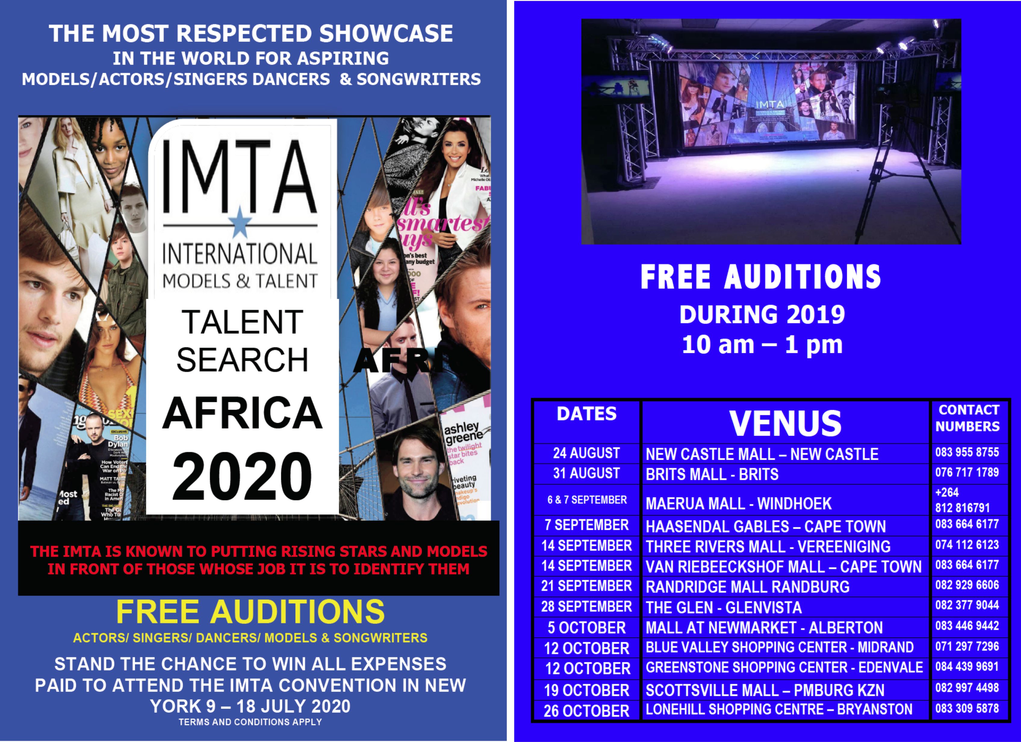 IMTA Local Model and Talent Seaches for the International Modeling